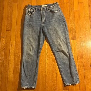 Abercrombie Curve Love Mom Jean
